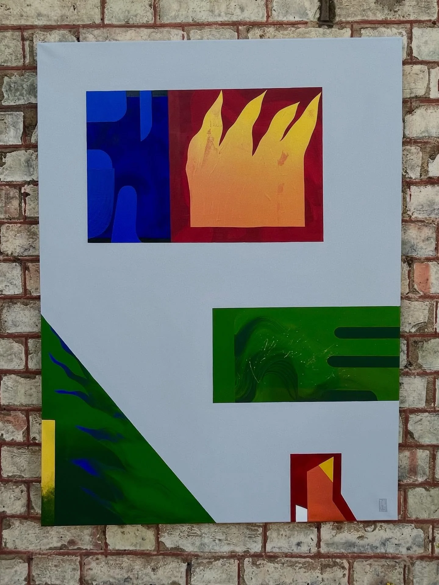 &lsquo;Elements&rsquo;
75 x 100cm
Acrylic on canvas 
/
/
/
/

#painting #art #todaysartreport #abstract #shapes #contemporary_art #artcollector #artist #acrylicpainting #artforsale #hardedgepainting #hardedge #dominika_lipniewska #newartwork #womenar