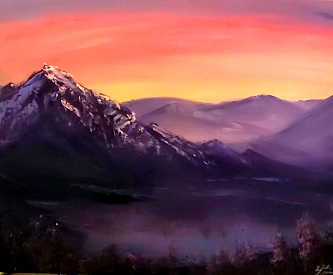Misty Mountain Morning
16" x 20" - $400