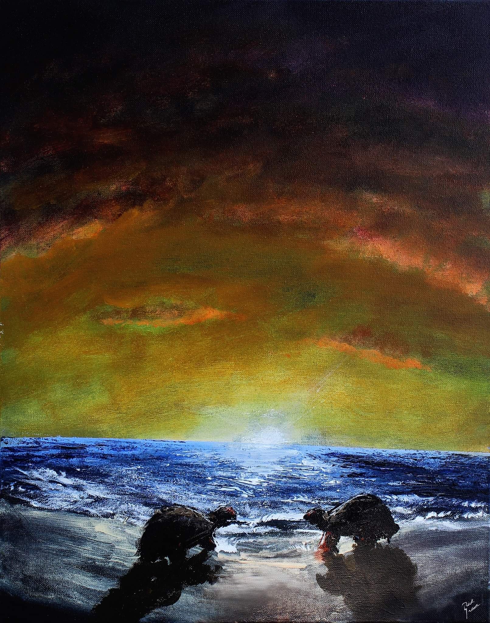 Together Turtles
16" x 20" - SOLD