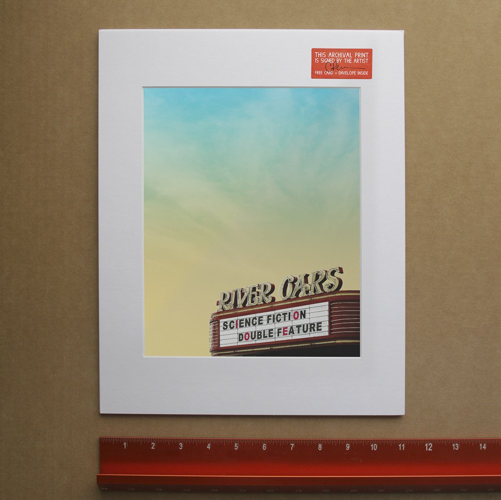 River Oaks Theater Houston Texas Art Print