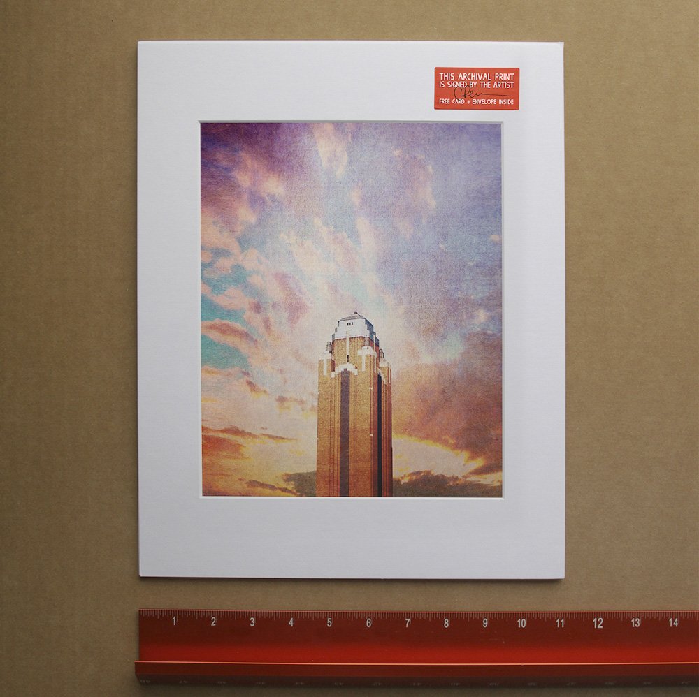 Will Rogers Tower Fort Worth Texas Art Print