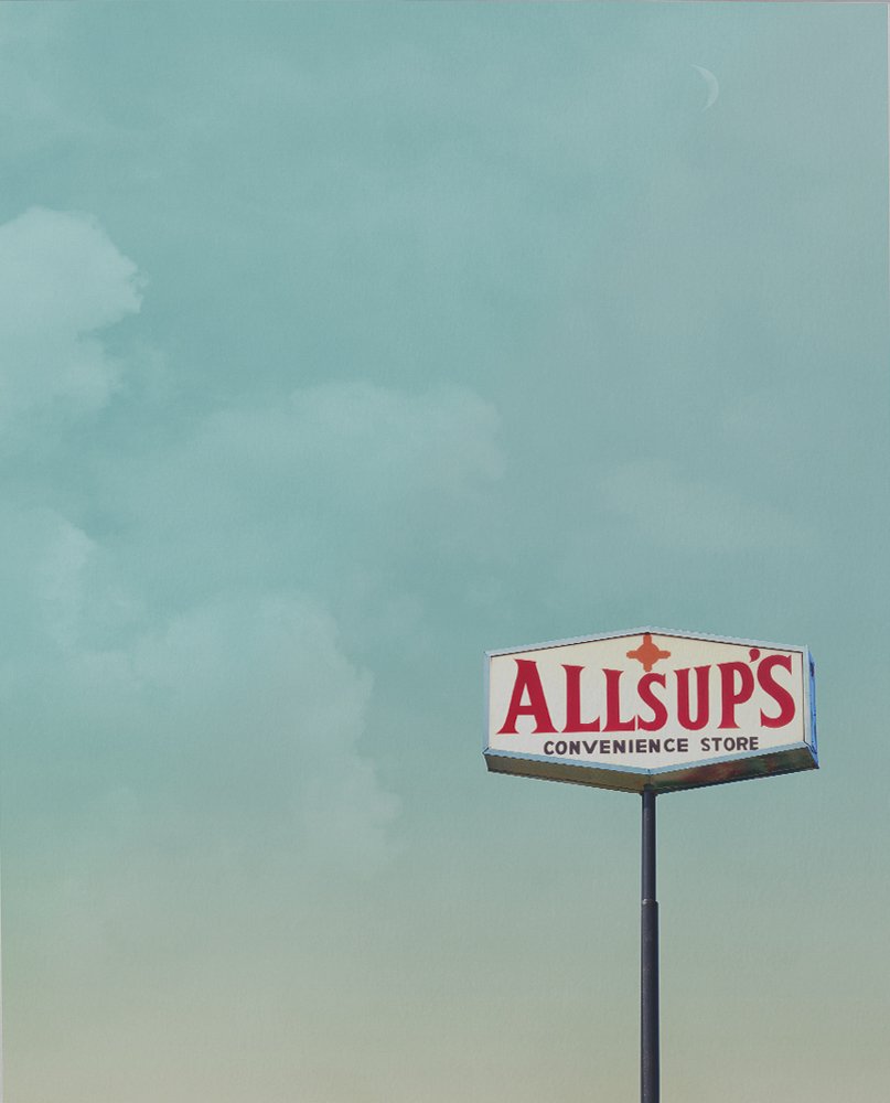 Allsups Texas New Mexico Art Print