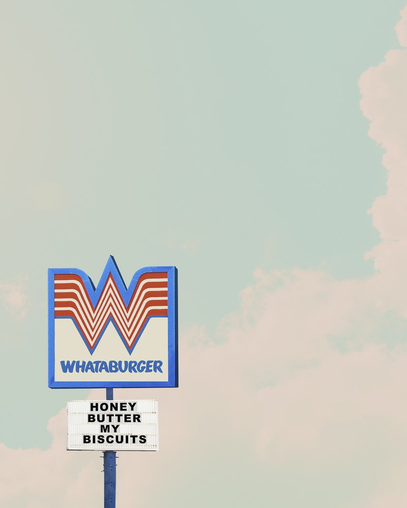 Whataburger Honey Butter My Biscuits Texas Sky Art Print