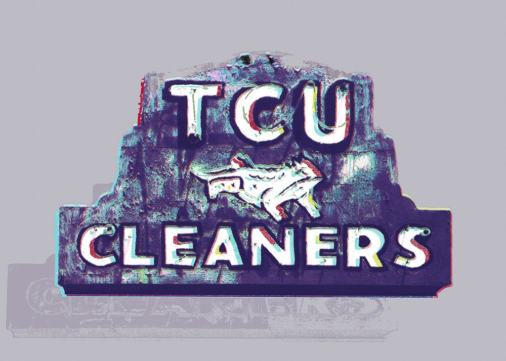 TCU Cleaners Art Print