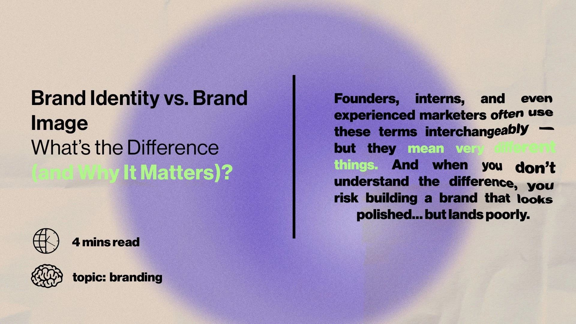 Brand Identity vs. Brand Image: What’s the Difference (and Why It Matters)?
