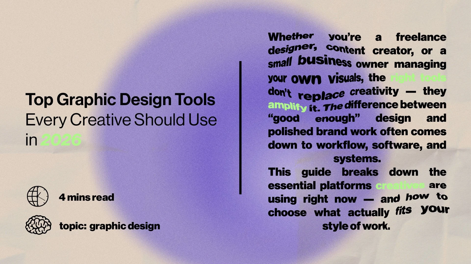 Top Graphic Design Tools Every Creative Should Use in 2026