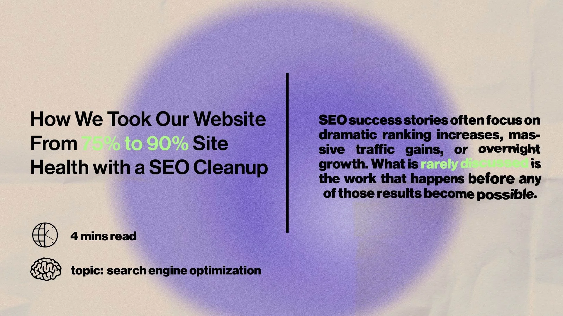 How We Took the Legs Brands Website From 75% to 90% Site Health: A Real SEO Cleanup Case Study