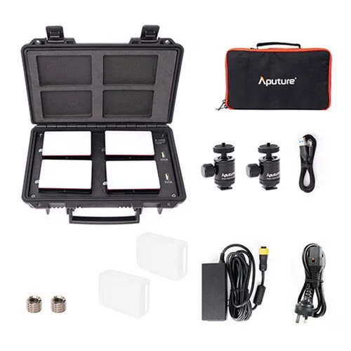 Rent an  Aputure MC 4 light kit in Cardiff from Protem Lighting