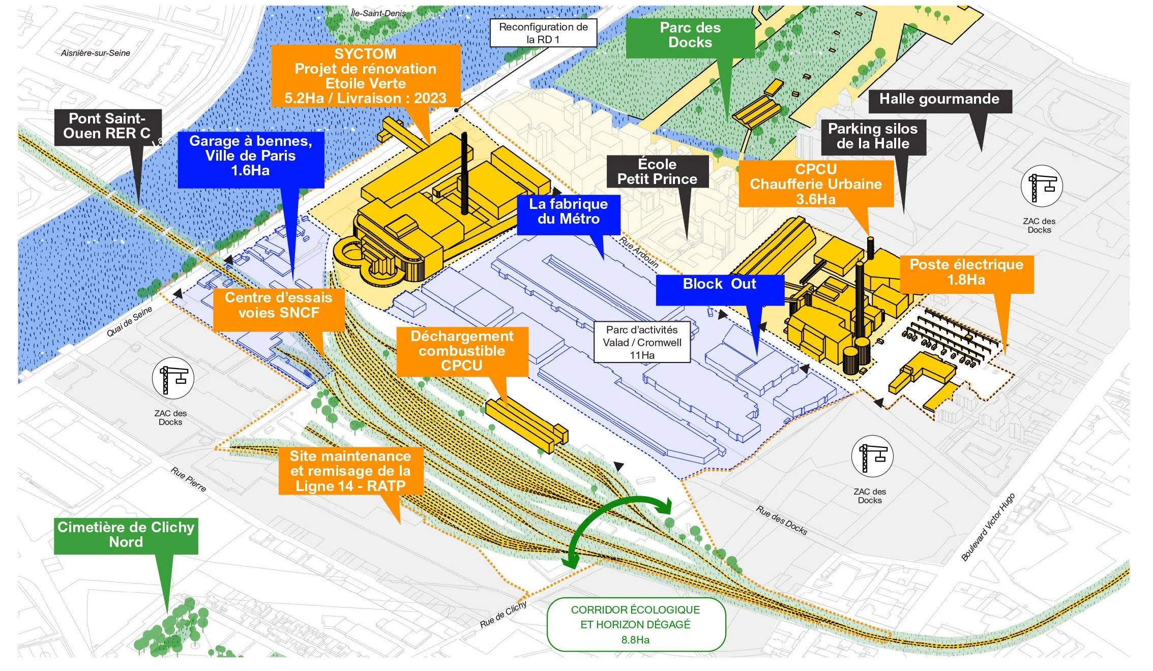 PROJET LAURÉAT : OPÉRATION D’INTÉRÊT MÉTROPOLITAIN L’équipe menée par MGAU, avec D’ICI LA paysagistes concepteurs, FCML architectes urbanistes, Le Sens de La Ville, MA-GEO, Une Autre Ville, VPEAS et RR&A, a été désignée lauréate par