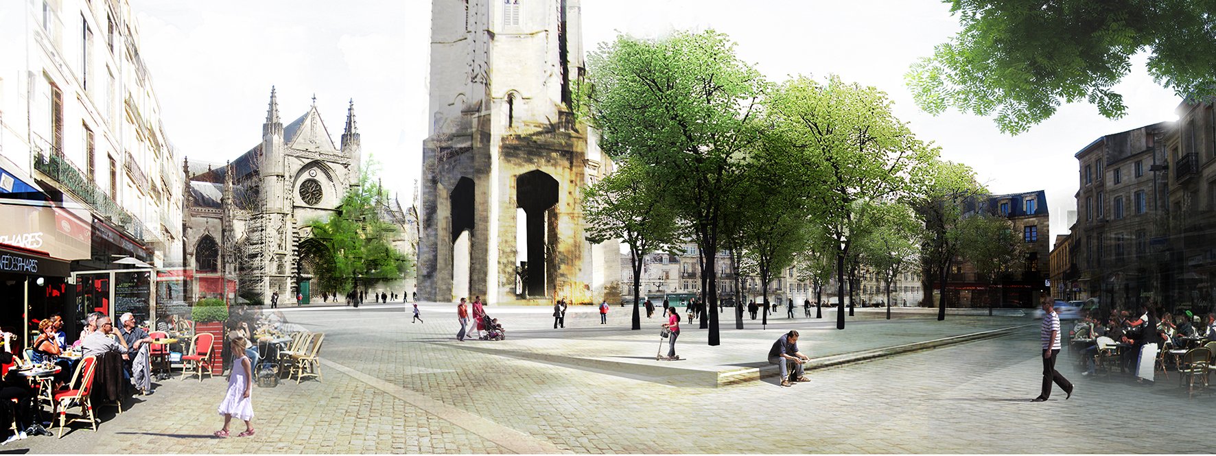 Place Saint-Michel, Bordeaux (33) 2