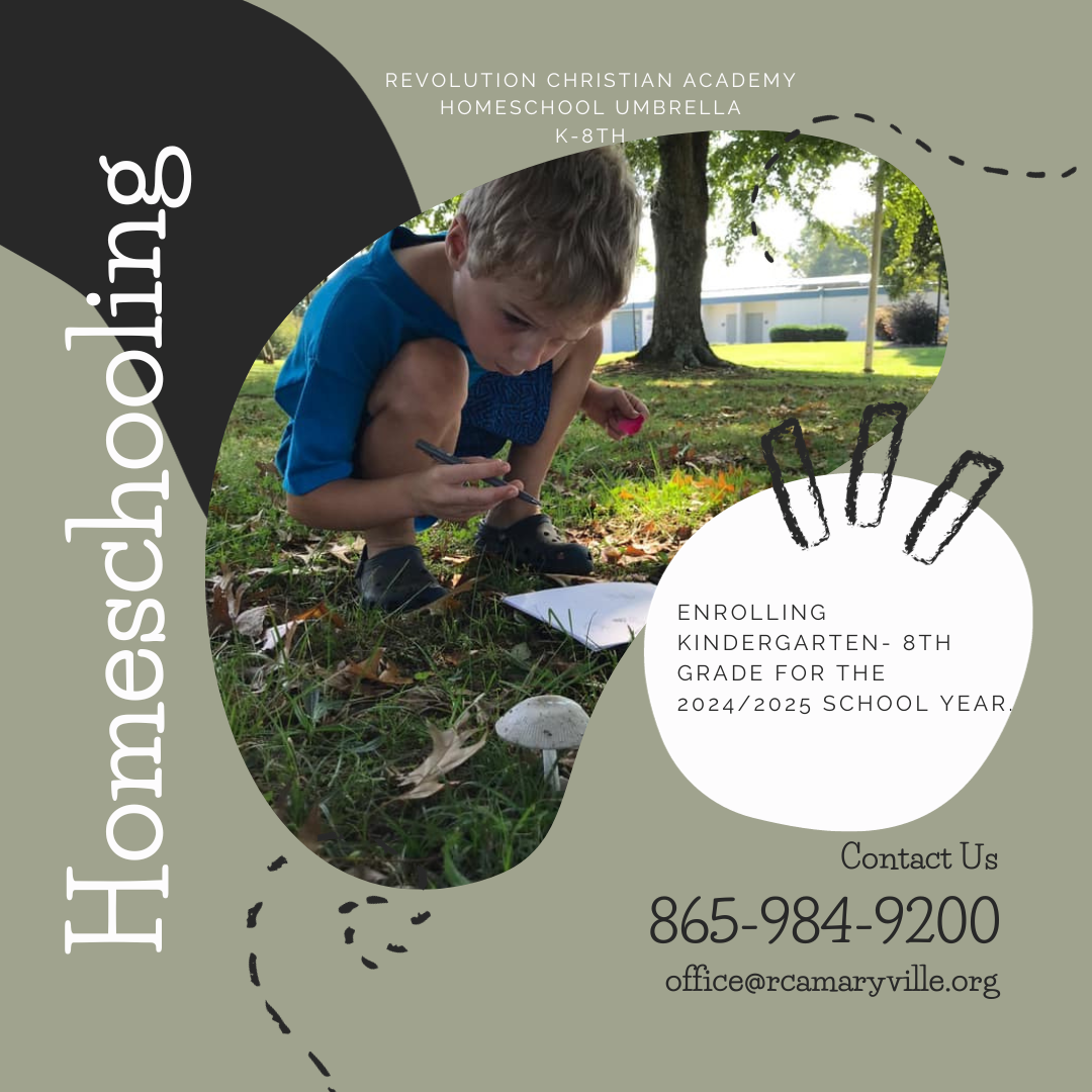 Homeschool Umbrella Program — Revolution Christian Academy