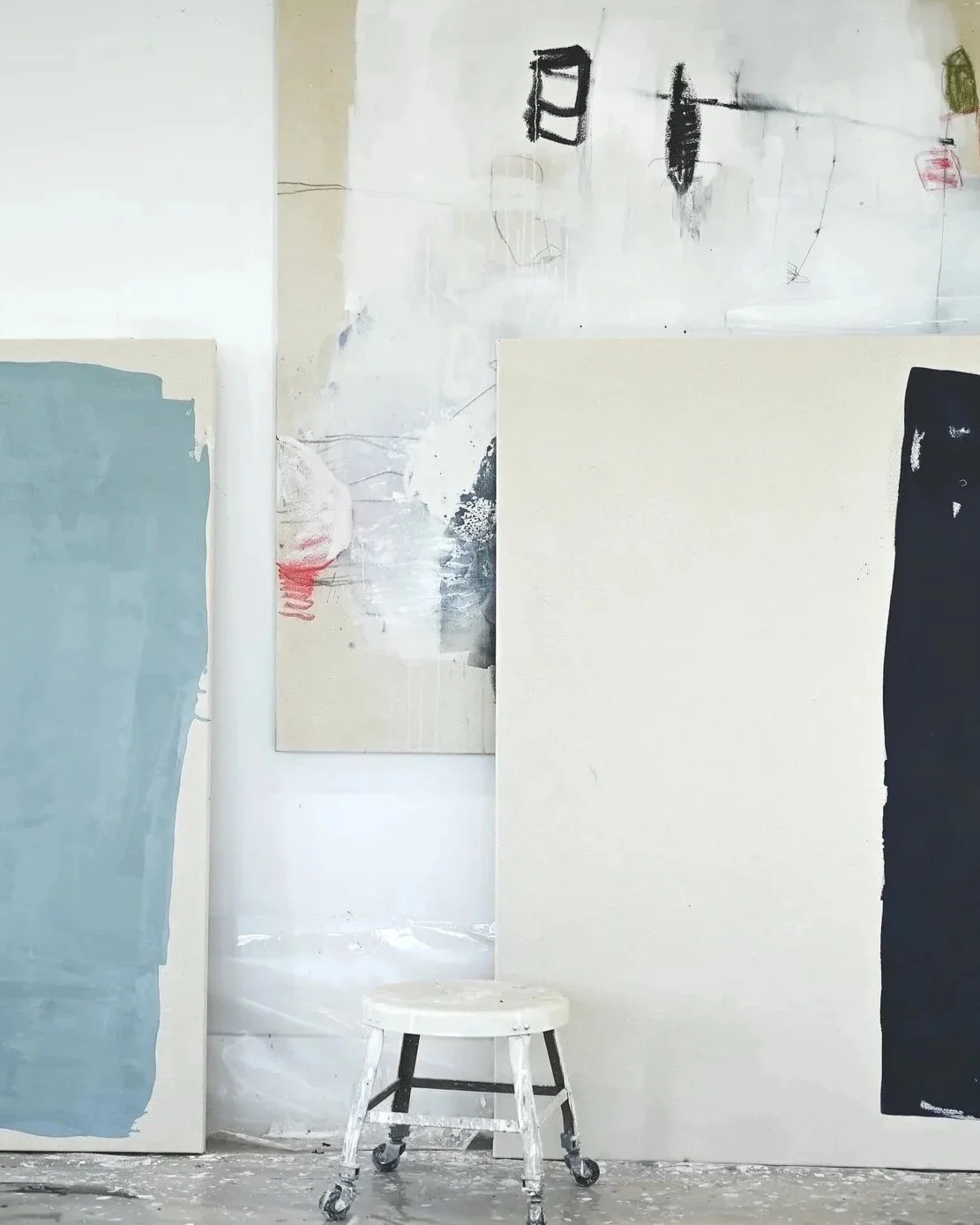 miscellaneous artwork images in the studio