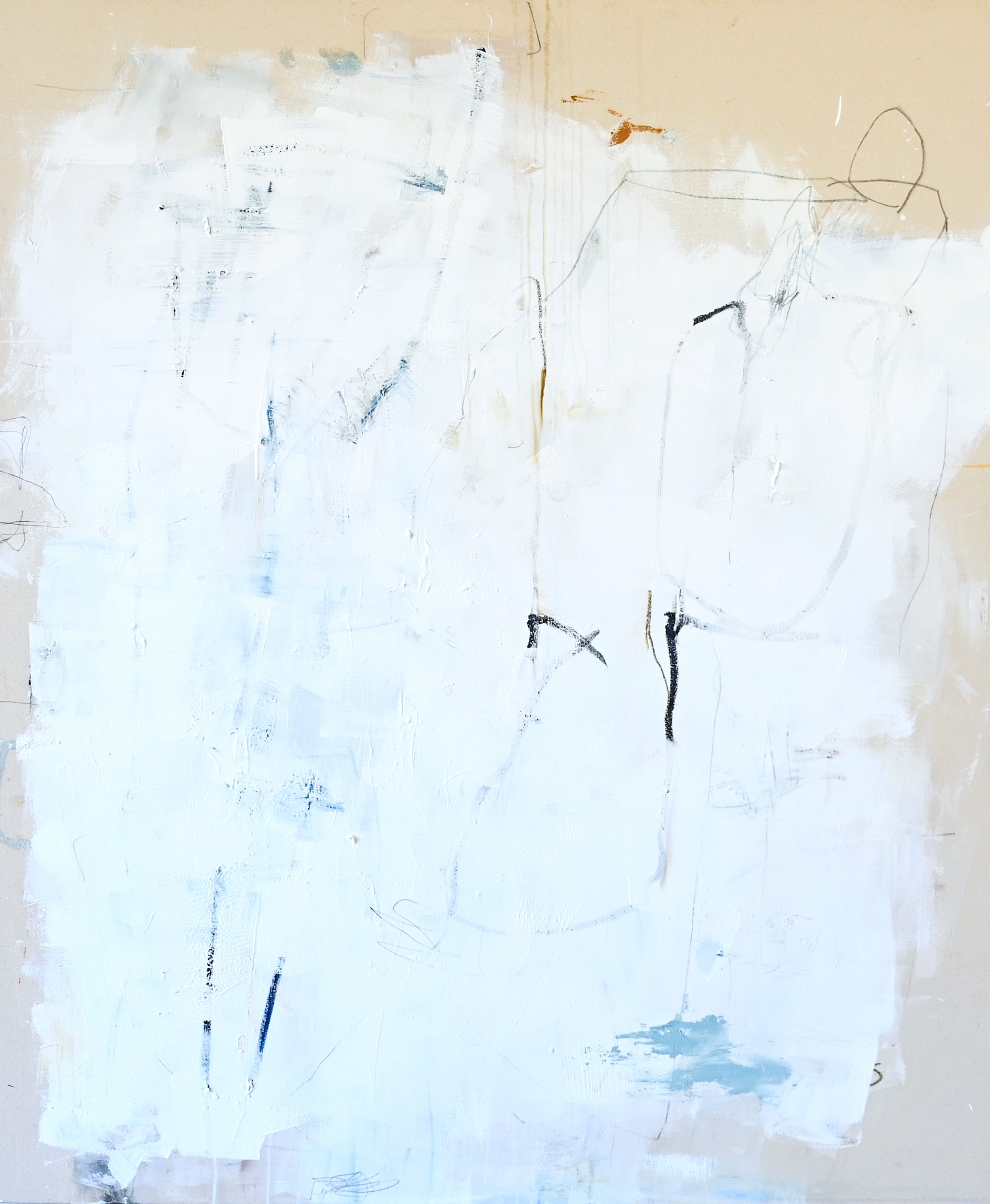 there is only you | 72"h x 60"w | oil & mixed media | INQUIRE