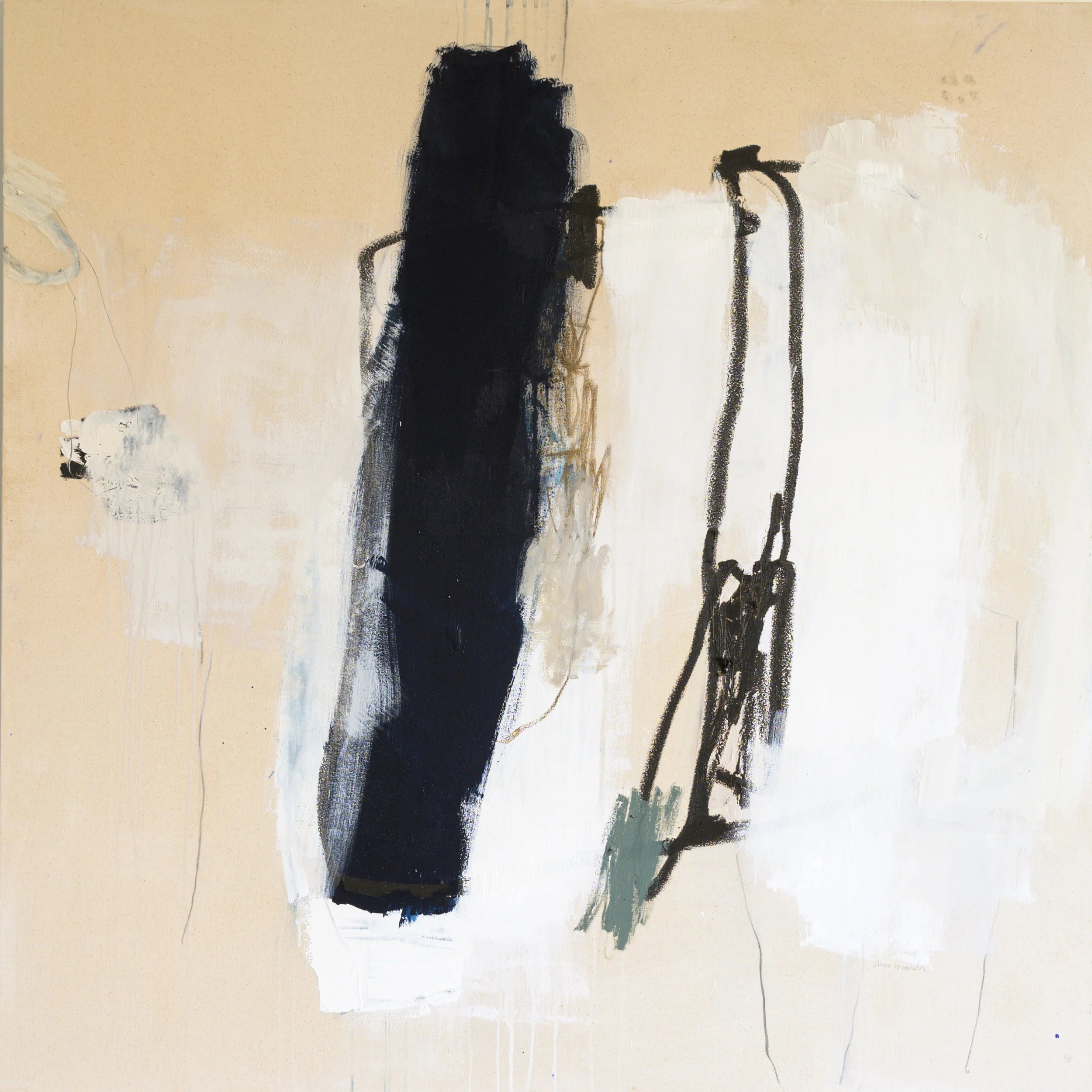 an easy dance of jasmine and cypress | 60"x60"