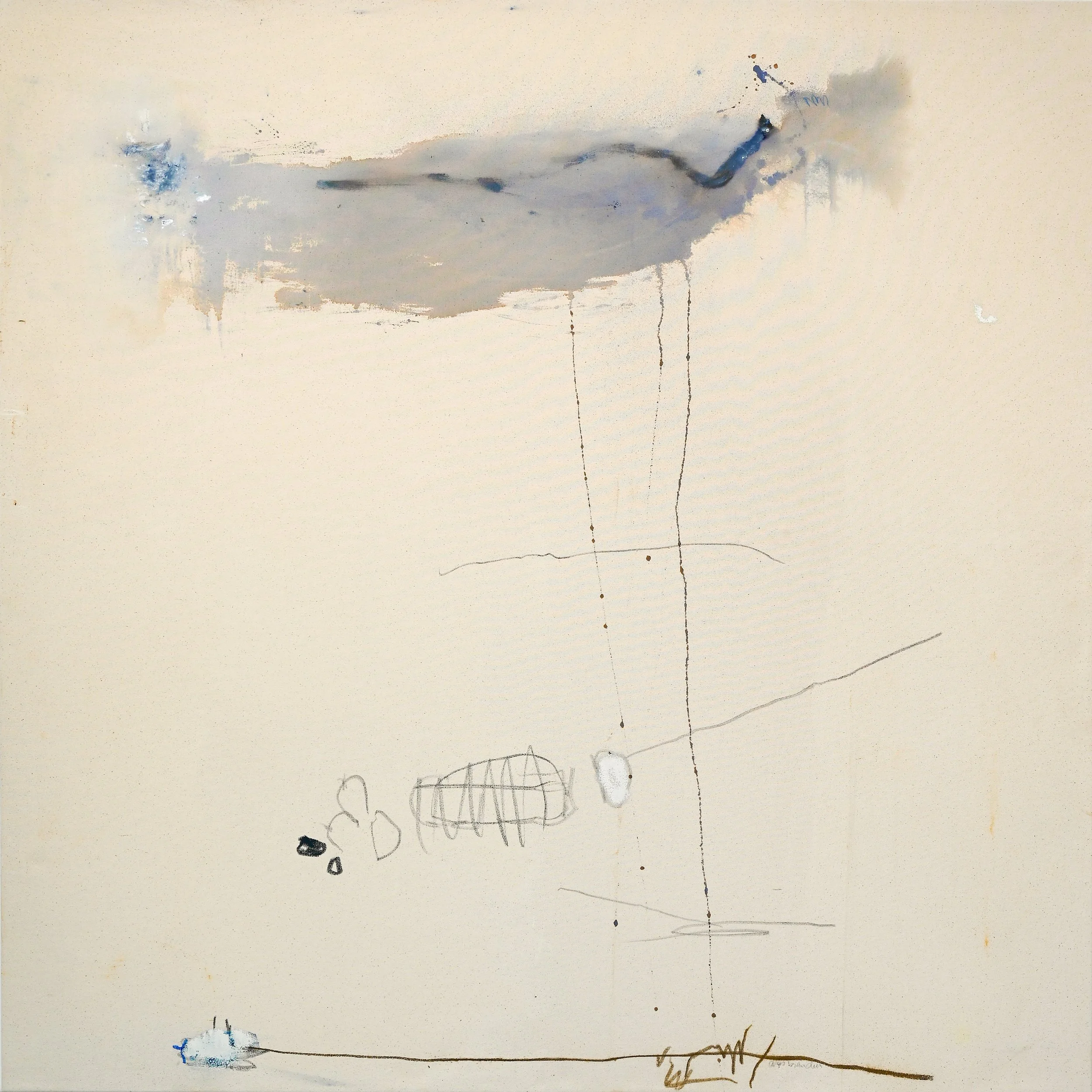 am i not here; have i not lived out loud | 60"h x 60"w | SOLD