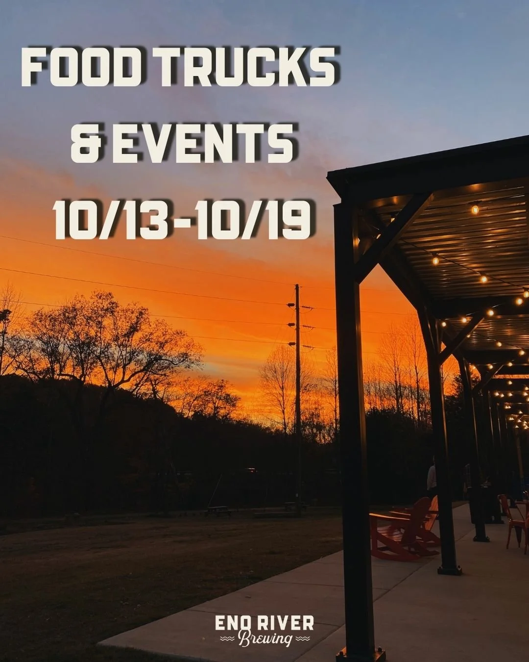 We sure hope everyone had a nice cozy and chill weekend! No Monday scaries here at #ERB because we have another fun week ahead starting today with Taproom Trivia. Come on by and check out the schedule below for the upcoming eats &amp; events. 

Monda