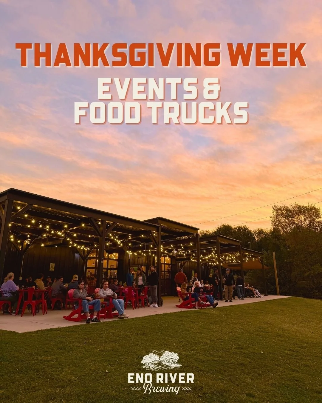 Buckle up, friends... we've got a jam packed Thanksgiving week for ya! Please note our operating hours on Tuesday &amp; Wednesday, as we will be closed Thursday for Thanksgiving. Whether you have family in town or wanting something fun to do pre or p