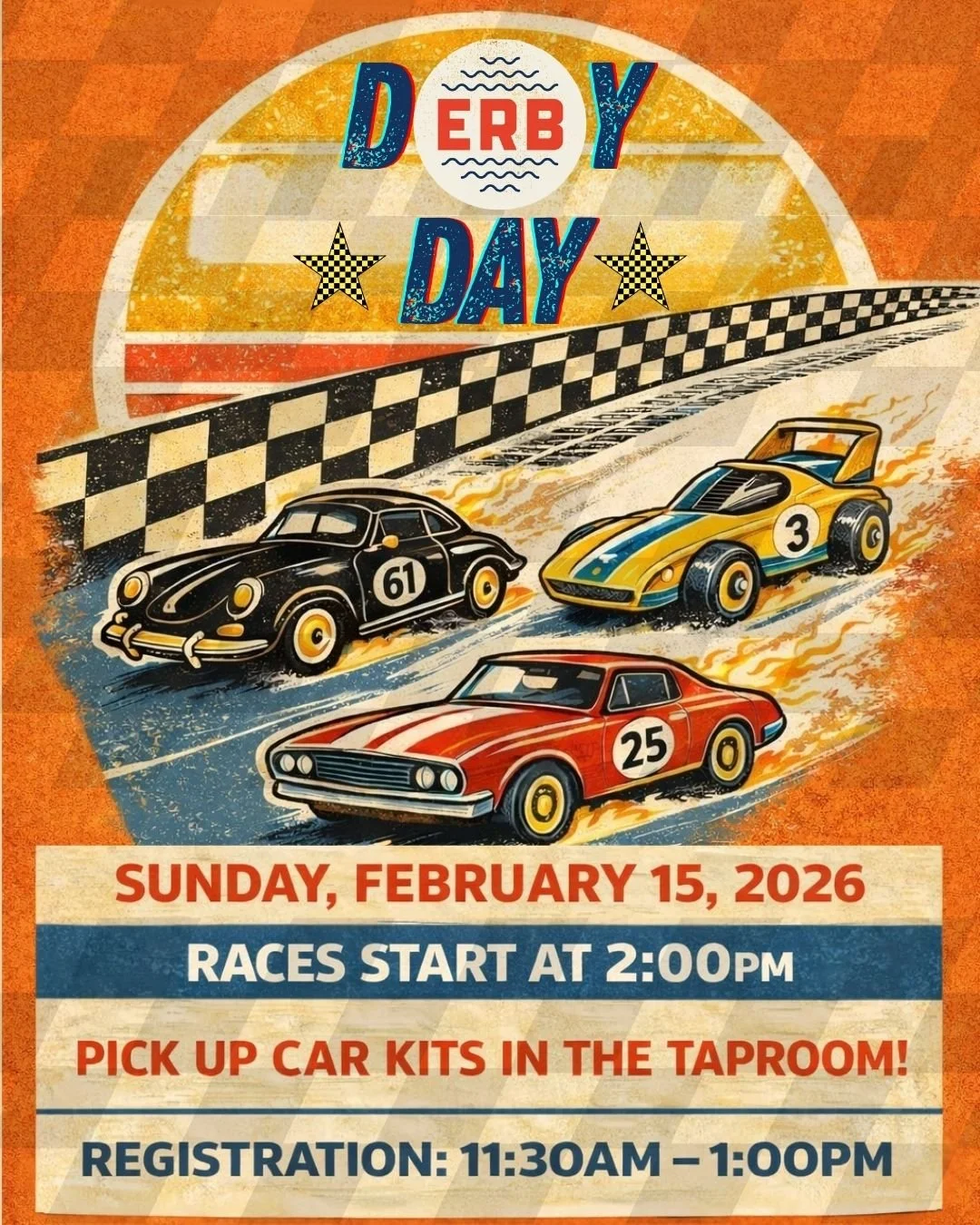 Derby Day is back!! Please join us for the 3rd Annual d-ERB-y Day on February 15! 🏎️🏁 The last two years have featured speed, creativity, and years worth of bragging rights!

This is a day dedicated to adults getting to re-try their hand at buildin