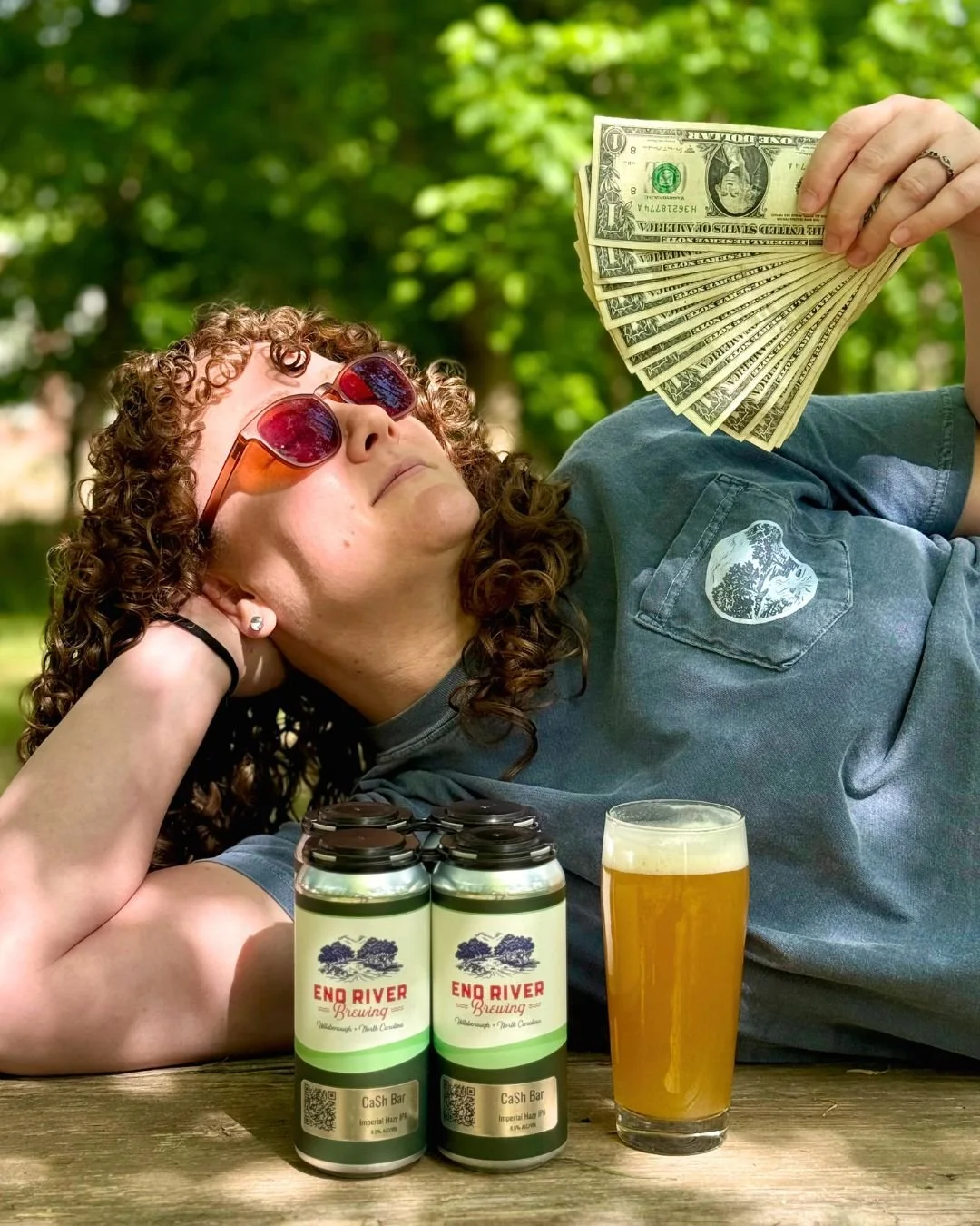 For all of life's moments, there's a corresponding beverage. Champagne at weddings and whiskey at funerals, and for every celebratory moment in between we have Ca$h Bar, our Imperial Hazy IPA, made with a ridiculous amount of very expensive hops. Clo