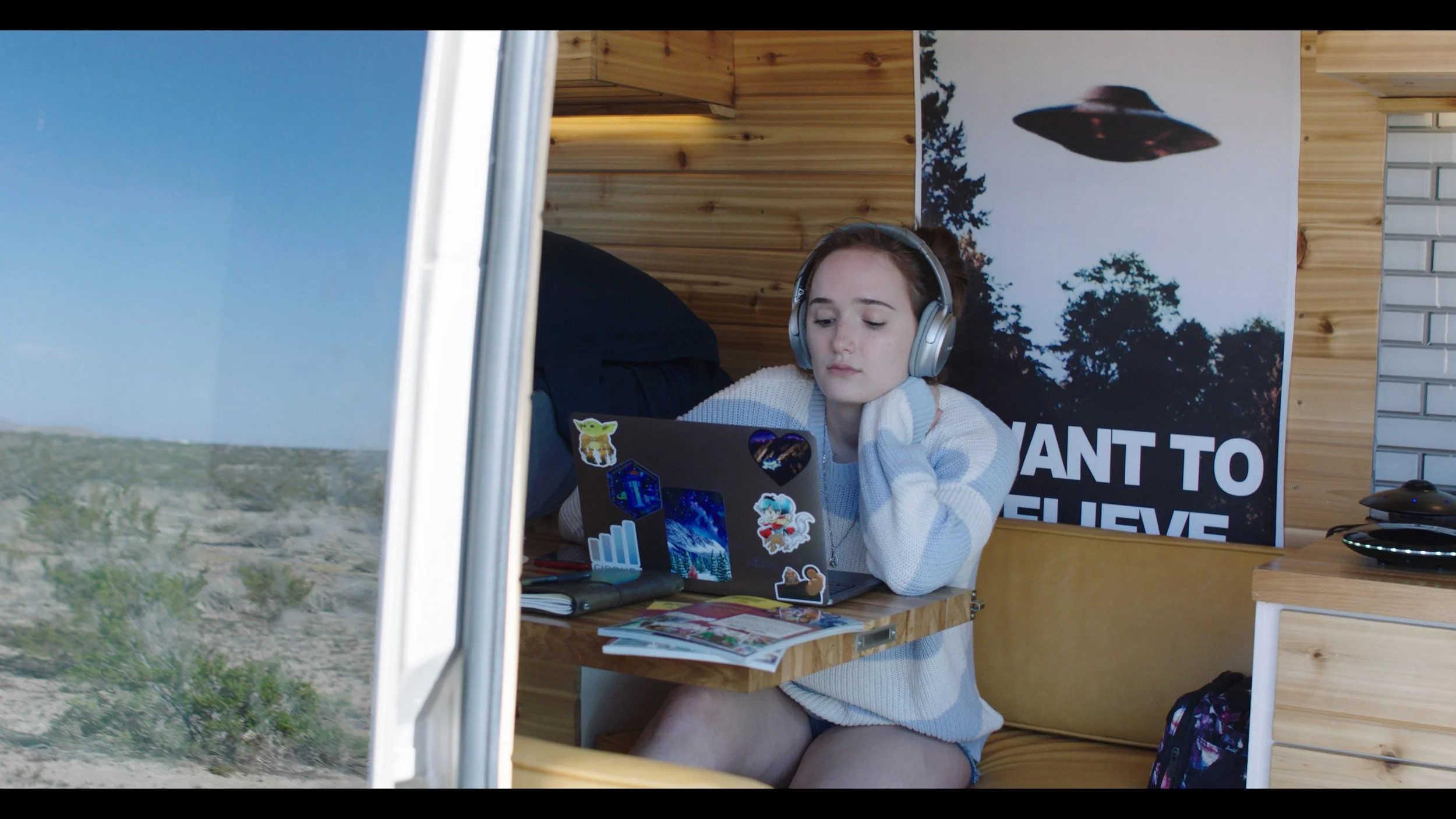 Ash prepares for a livestream