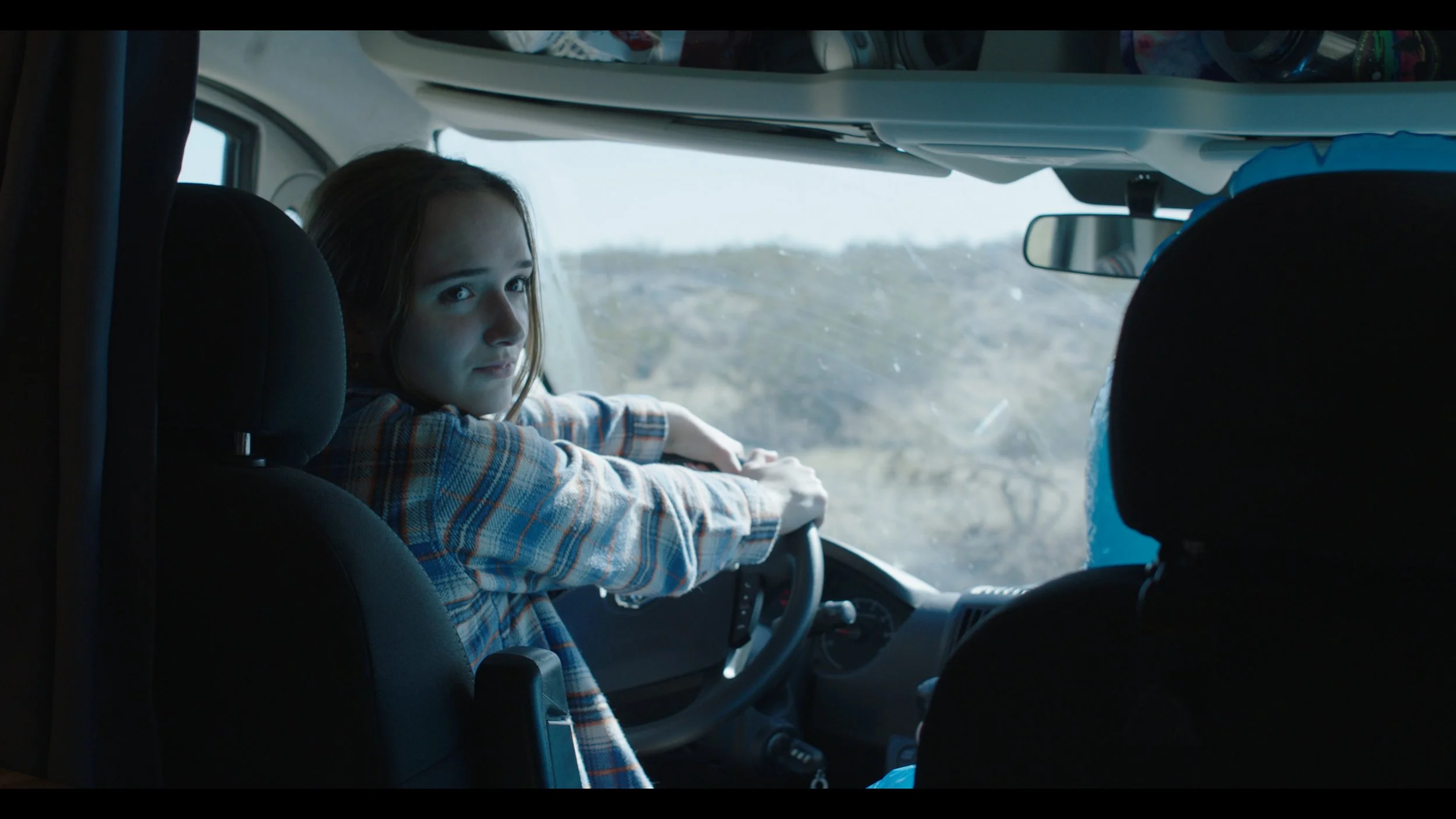 Ash checks on her living space