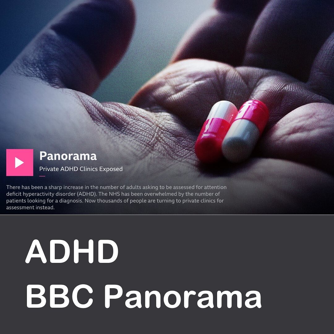 I've never really talked about this publicly before, but having watched Panorama, I figured there's a blog post brewing.

It's everso trendy to be neuro diverse these days.

It's also little wonder that many of us are experiencing ADHD symptoms in ou