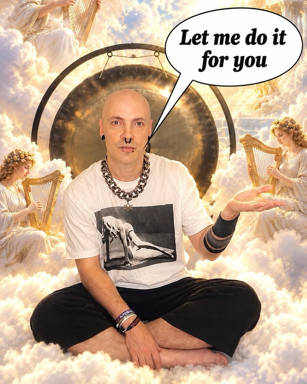 Not my gig I&rsquo;m afraid (&amp; happy Samhain week). 🥰😜😈 

Everyone wants an authentic guru / plant medicine / shaman to save them in today&rsquo;s world. Or to chuck money at the self improvement wall in hope it sticks. Nobody wants to do the 