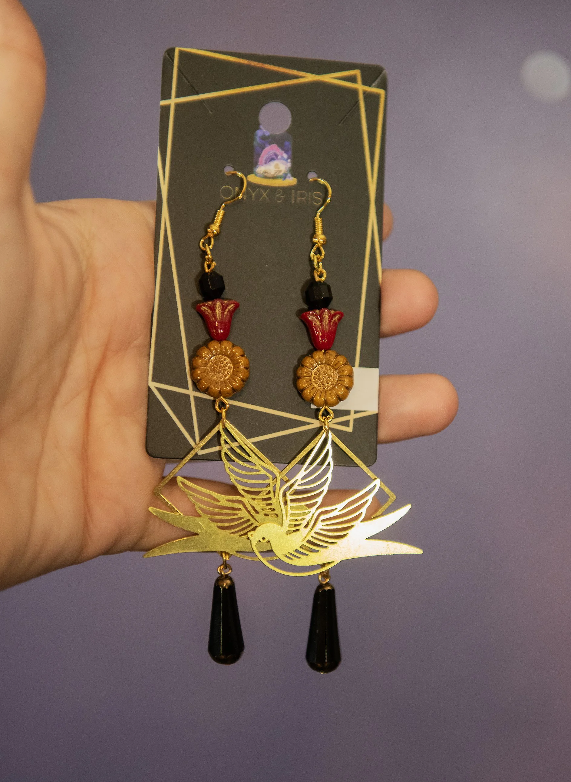 Autumn Swallow Earrings