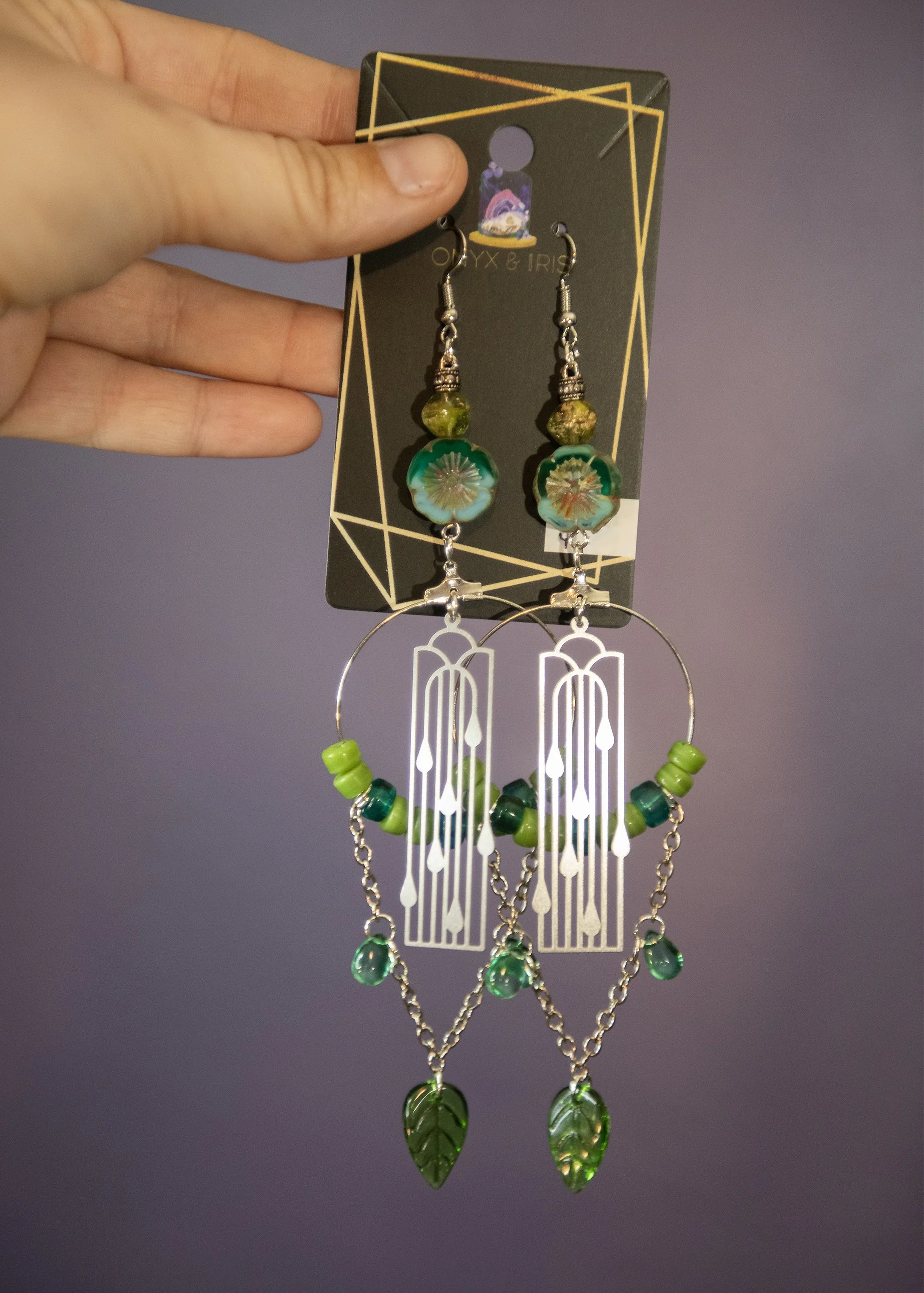 Rain in the Forest Earrings