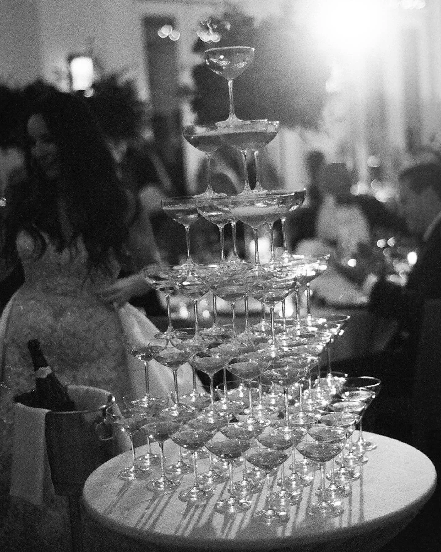Always a champagne tower
