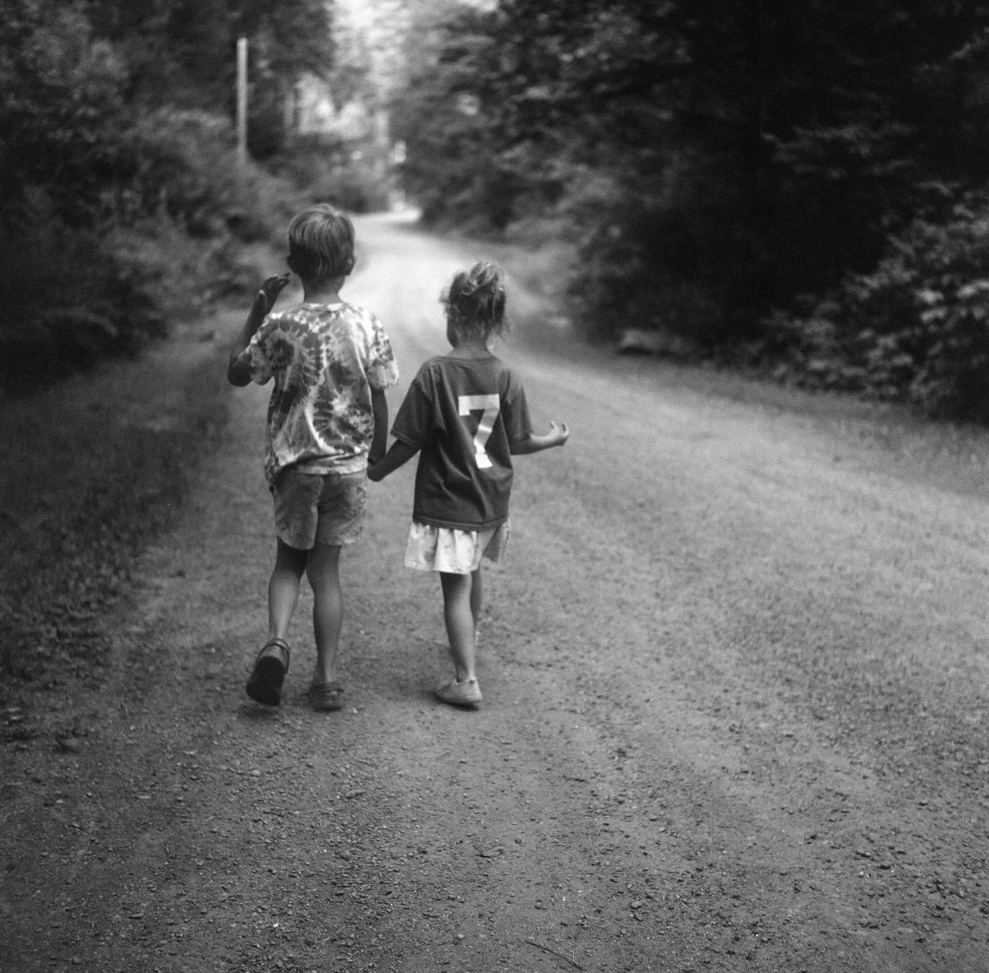 Walking to the creek