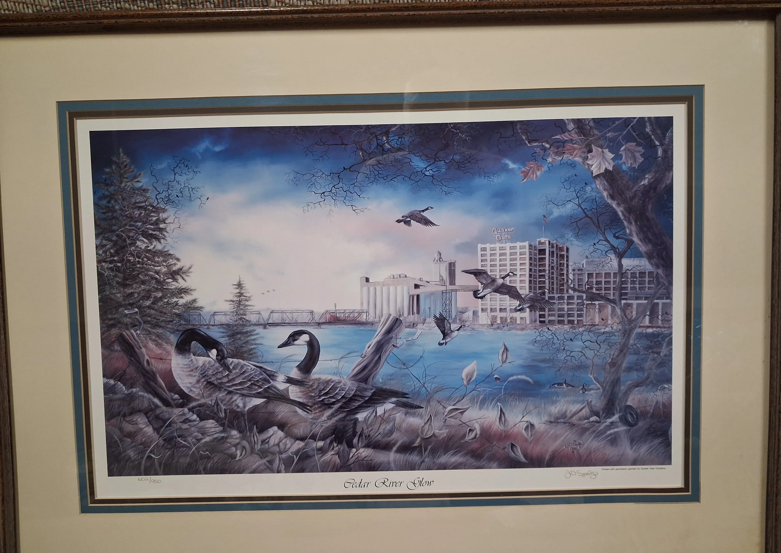 Cedar River Glow by JD Speltz painting.jpg