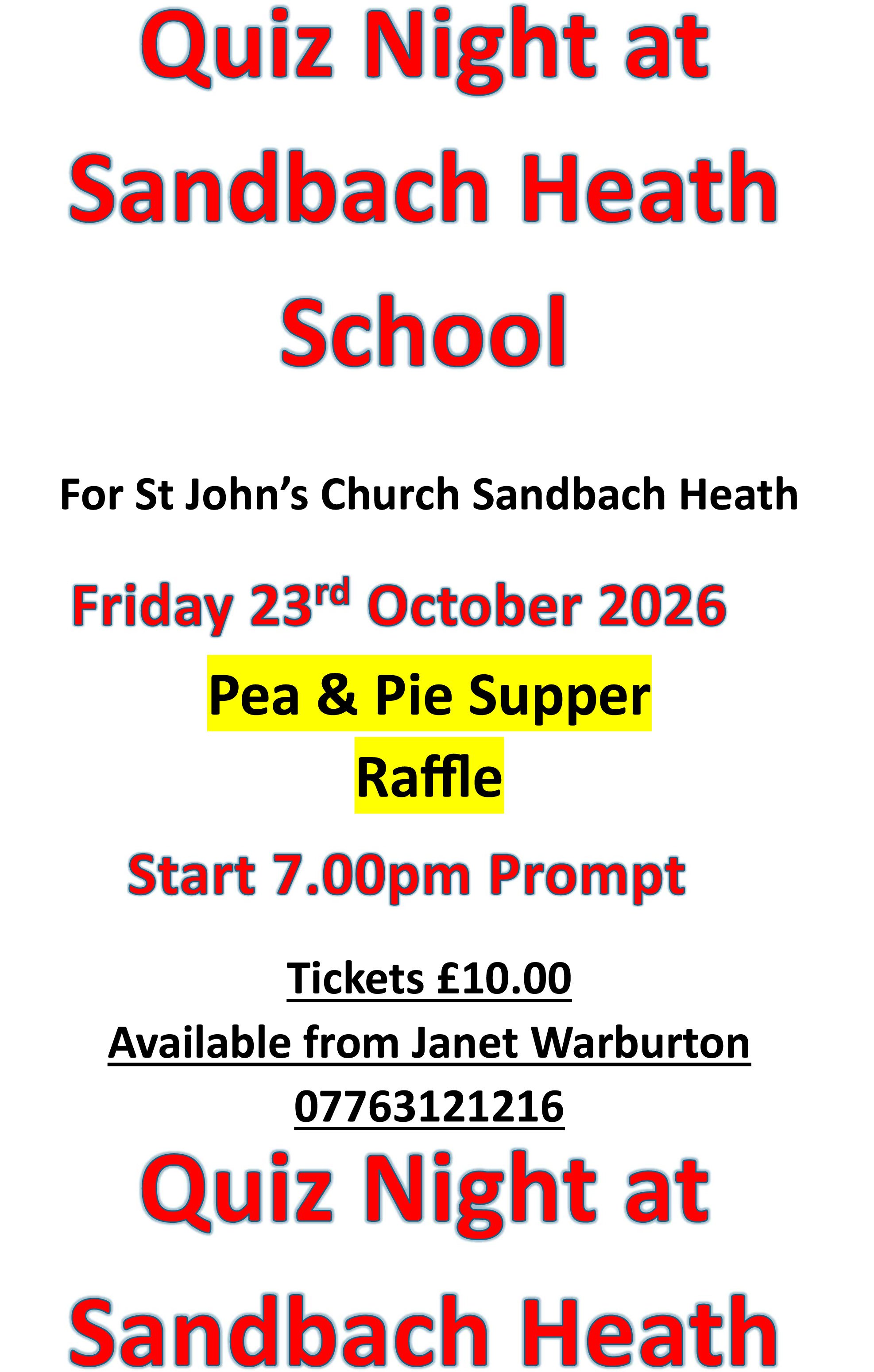 poster advertising quiz