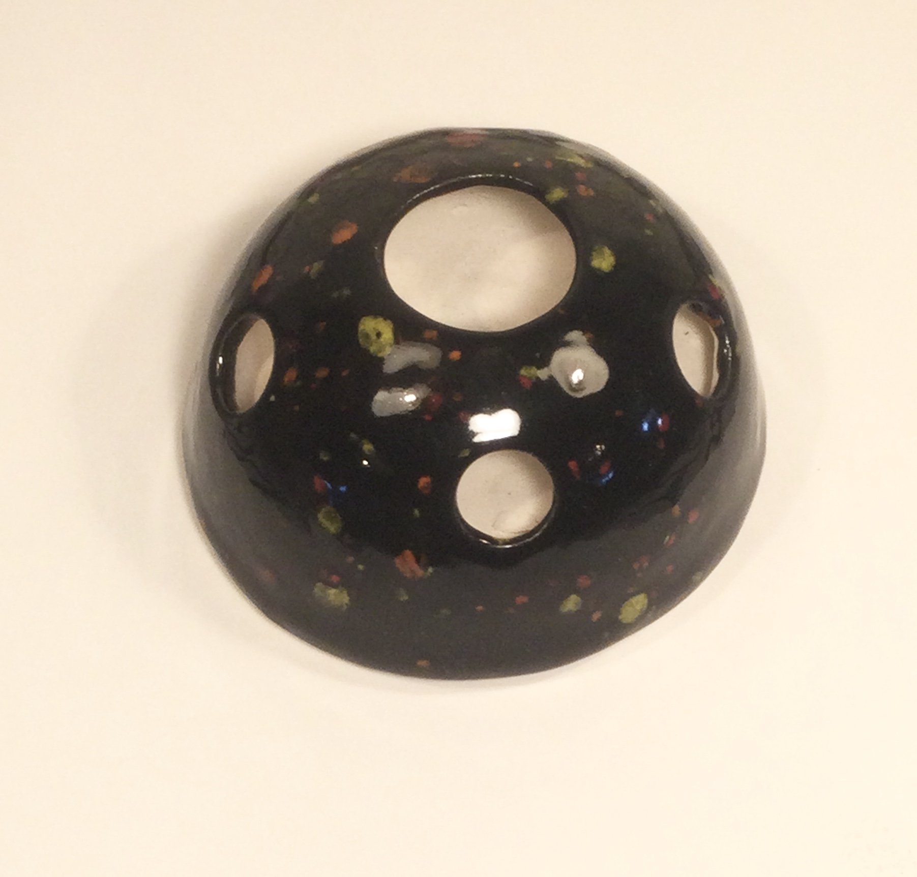 Couvercle diffuseur en céramique - Noir feu artifice
