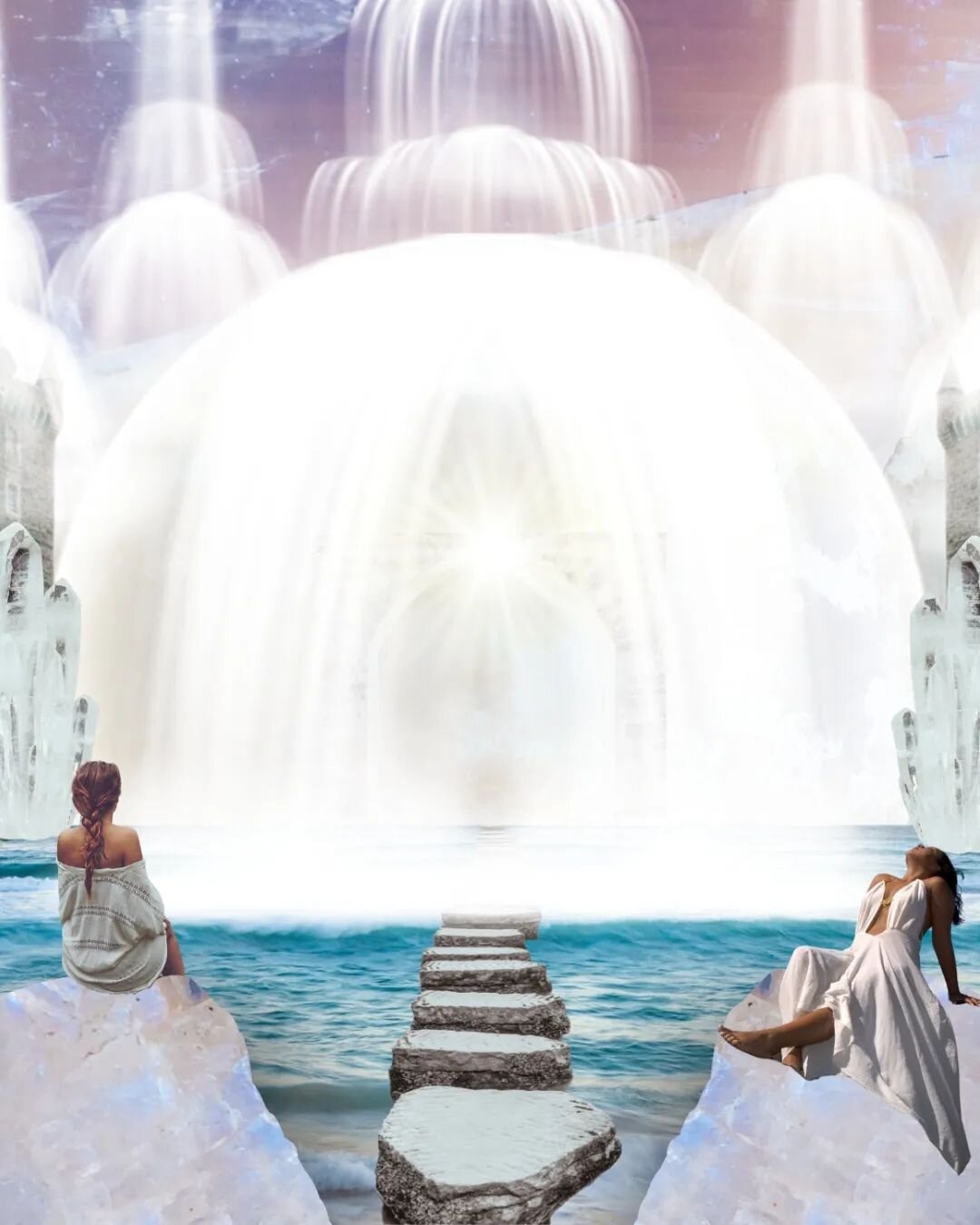 Happy full Priestess Moon! 

Today we officially open the circle and ceremony for the Moonstone Priestess path! 

I've completely surrendered to the Goddess and I know whoever is called to this path will find their way.

The first official spiral beg