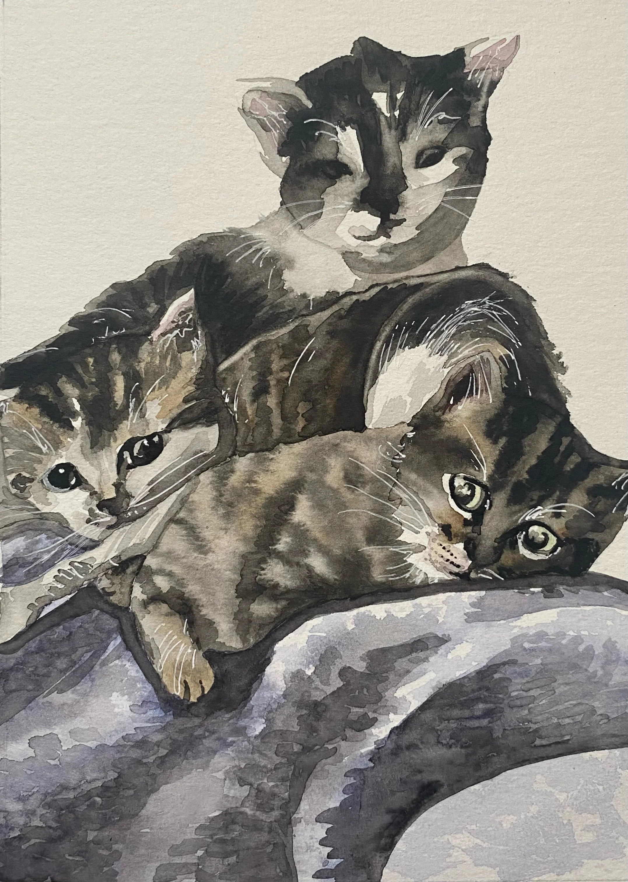 The Cutest Trio I’ve ever Painted!
