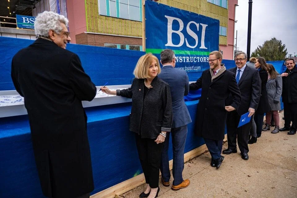 SLU Celebrates New ISE Building Milestone