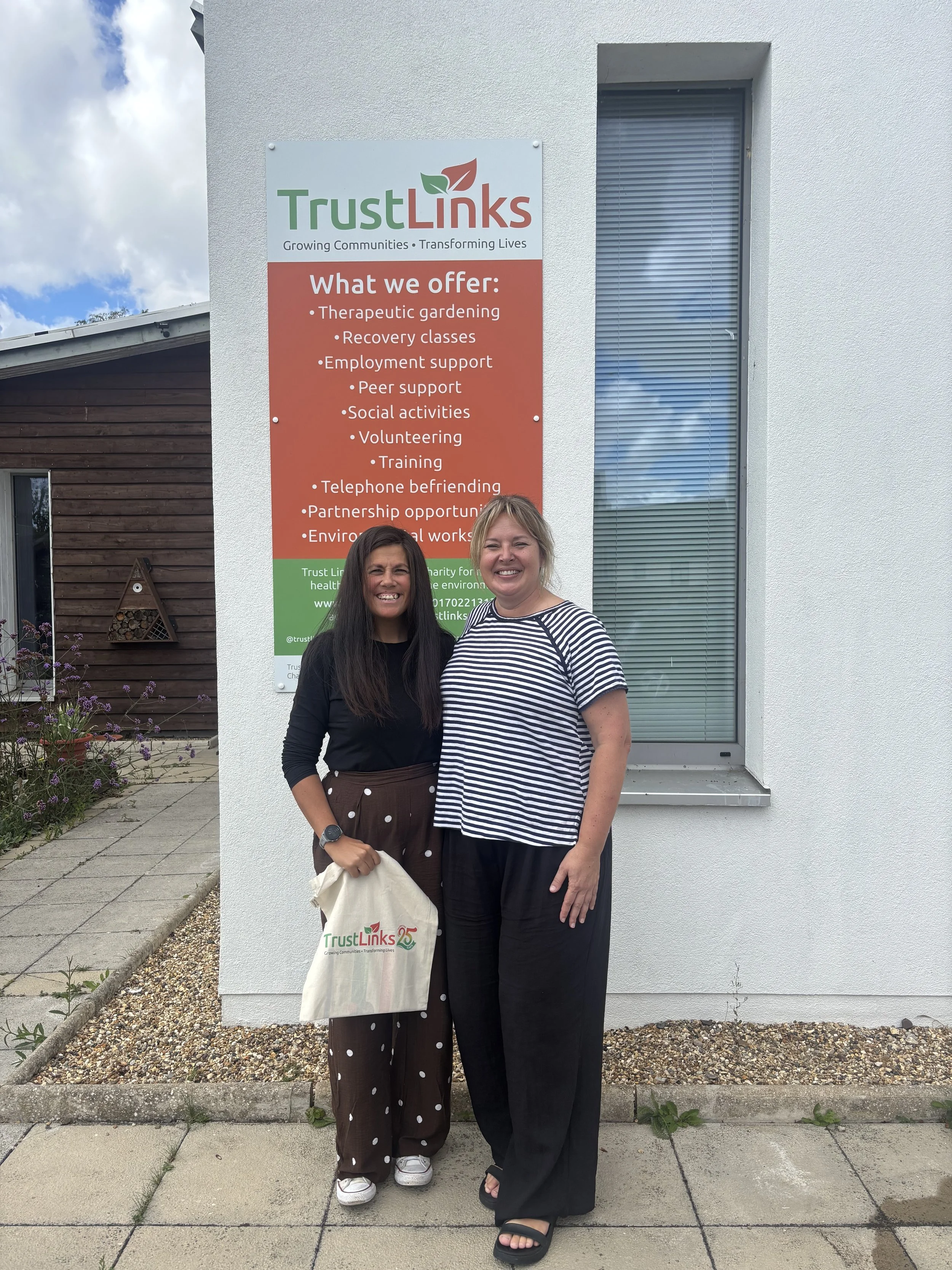 Our Marketing Manager, Deb Ellis, had the pleasure of visiting TrustLinks on Friday, where she was invited for a tour and to learn more about the fantastic work the charity does in the local community.

A huge thank you to Elwira Middleton for taking