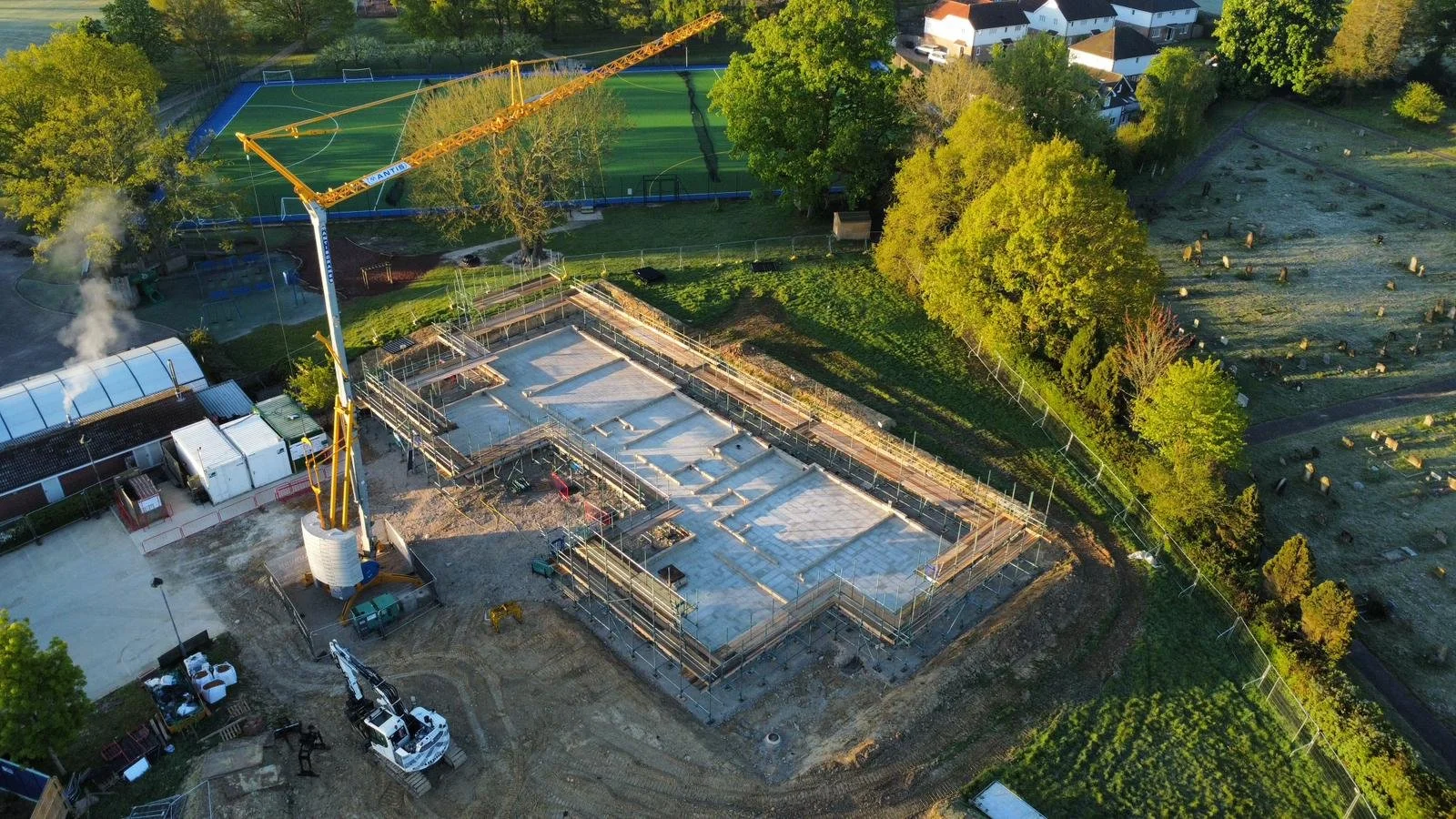 Great progress on site as the new Year 5 & 6 teaching block continues to take shape — a project proudly delivered by Auburn Group.

Since taking possession, we’ve installed a full secure perimeter to ensure site safety, removed over 1,250 tonnes of m