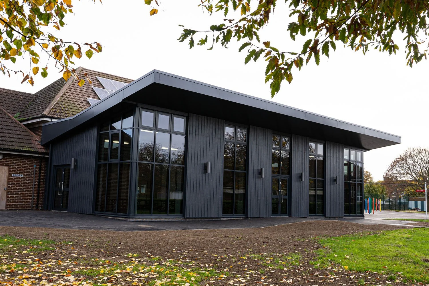 Monteagle Primary School. dining hall extension_External view 2 - Auburn Group 