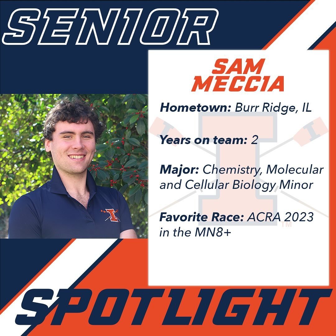 Next in our senior lineup is Sam Meccia! Known for his sharp wit, specialized &ldquo;Meccia Technique,&rdquo; and invention of rowing (according only to his Slack bio), Sam Meccia is truly a remarkable member of this team.

Sam&rsquo;s favorite serie
