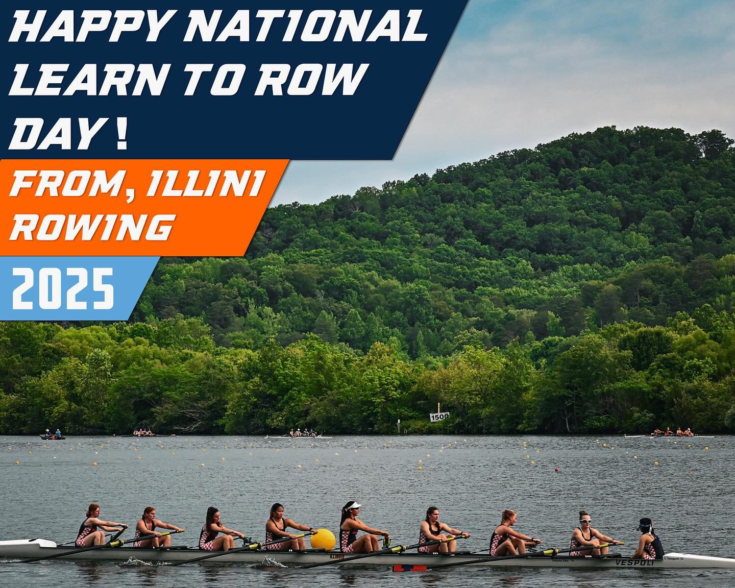Happy National Learn to Row Day from your friends at Illini Rowing! 🧡💙
This year, we&rsquo;re celebrating with some photos of our amazing novice class, many of which just picked up an oar this past fall! 🚣&zwj;♀️
Thinking about giving rowing a try