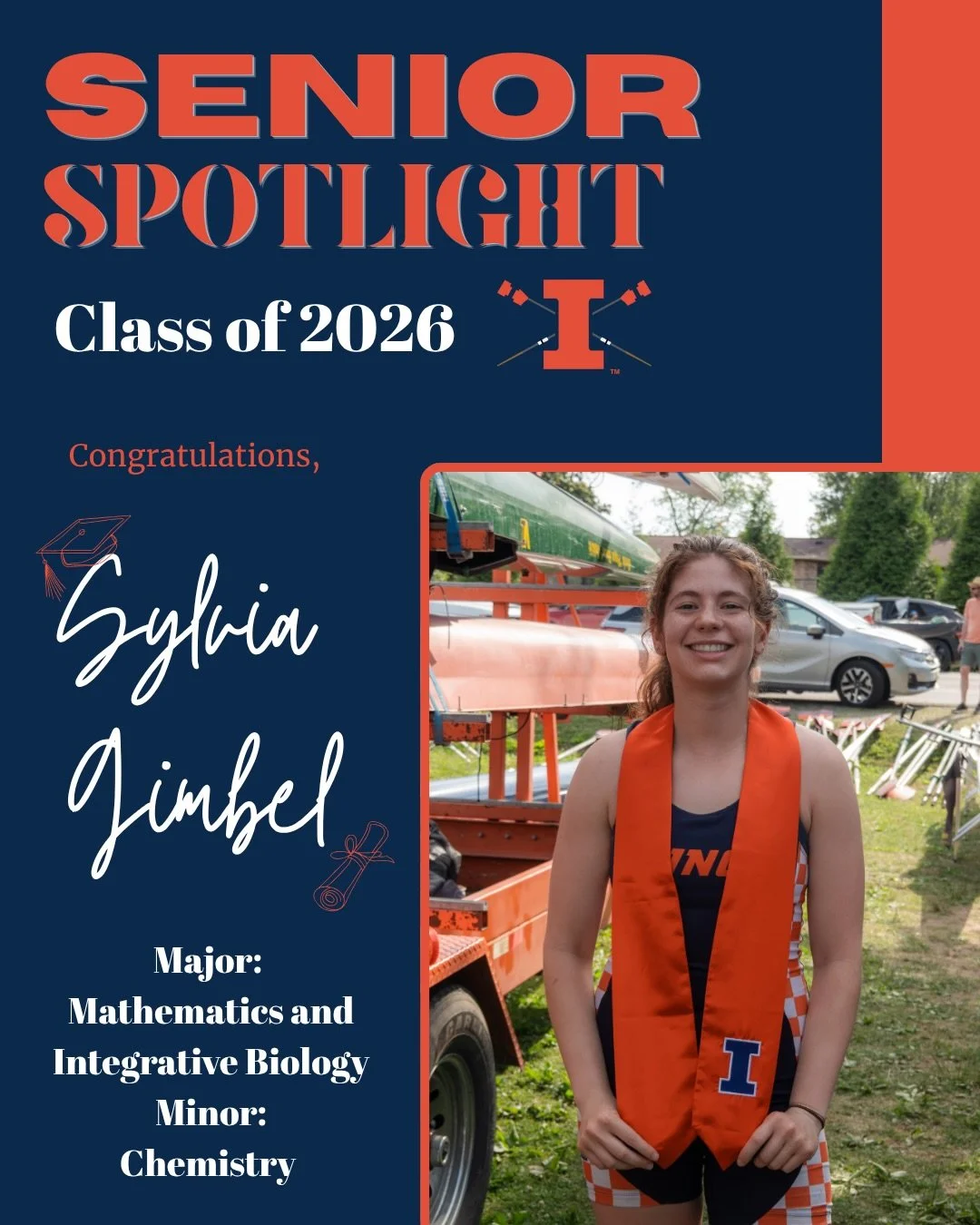 For our last Senior Spotlight, we&rsquo;re pleased to honor four years of our 2025-2026 Women&rsquo;s team president, Sylvia Gimbel! 🎓

Going above and beyond in all that she does, Sylvia not only double majored in Mathematics and Integrative Biolog