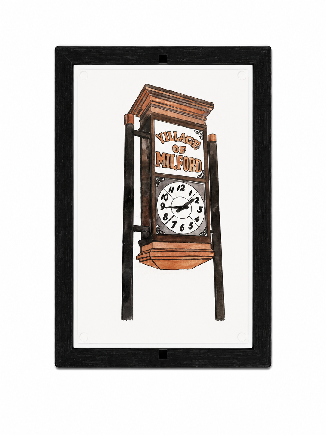 Milford Clock Magnet