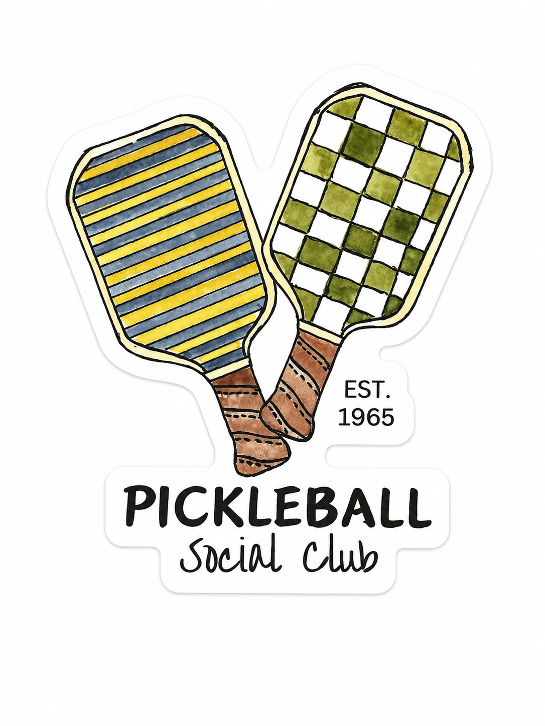 Pickleball Social Club Sticker