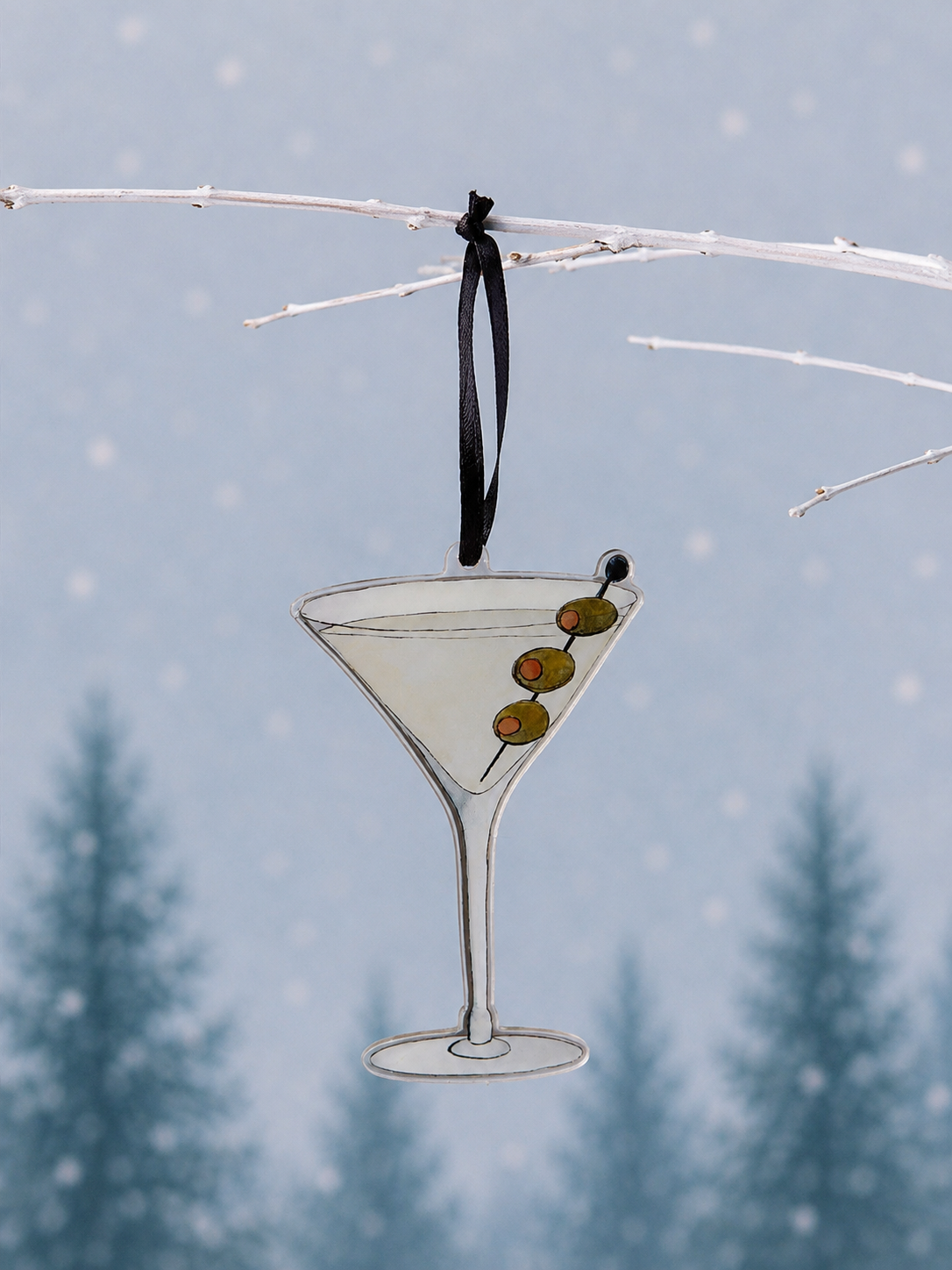 Dirty Martini Ornament