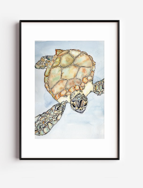 New Friend- Turtle Print
