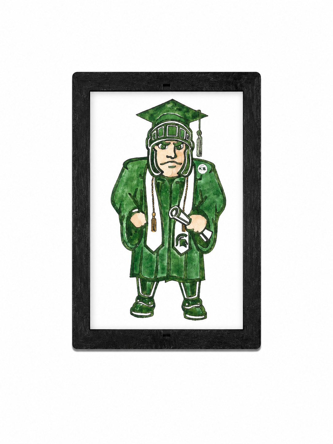 Abigail Leigh Designs MSU Sparty Graduate Magnet main.png