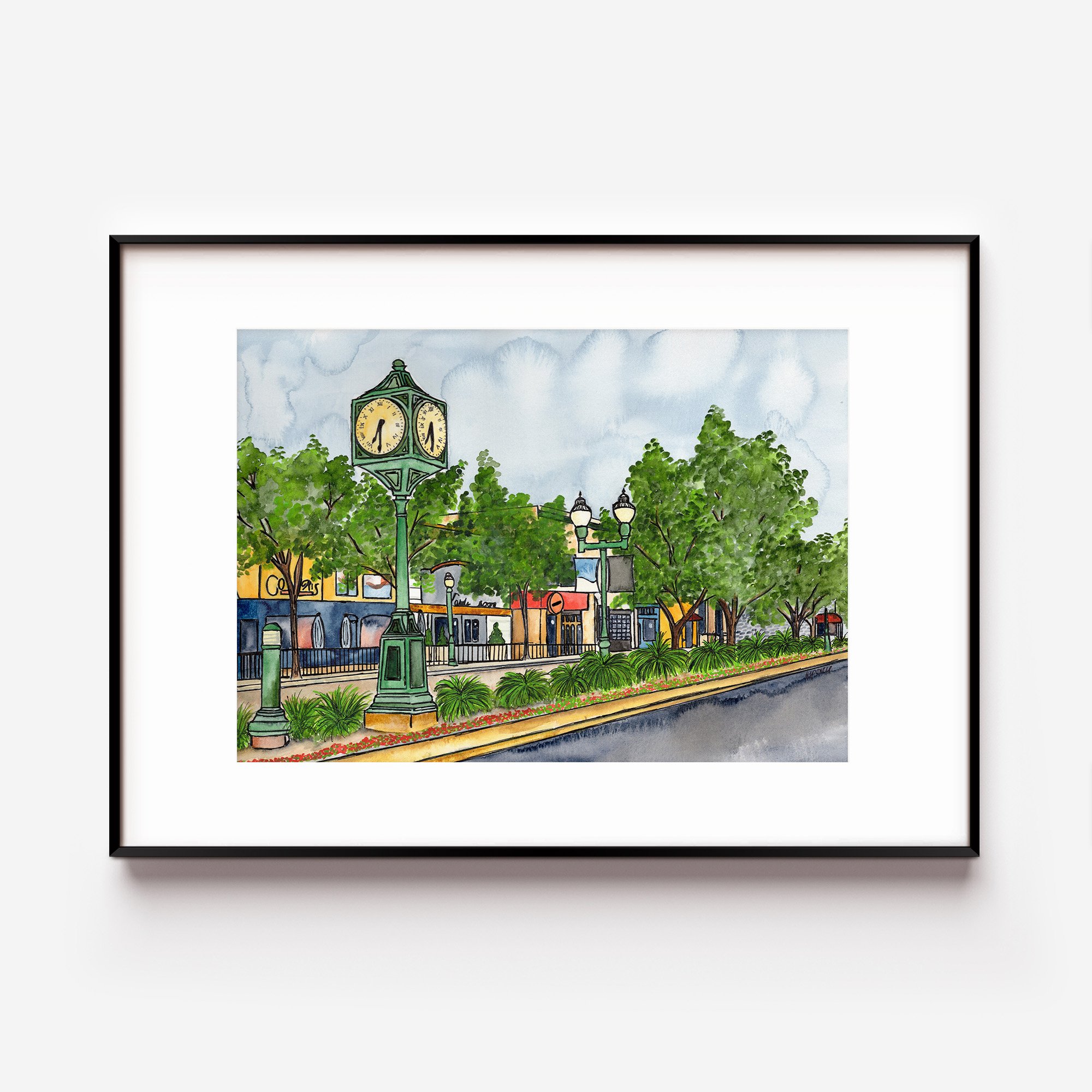 Downtown Plymouth - Print