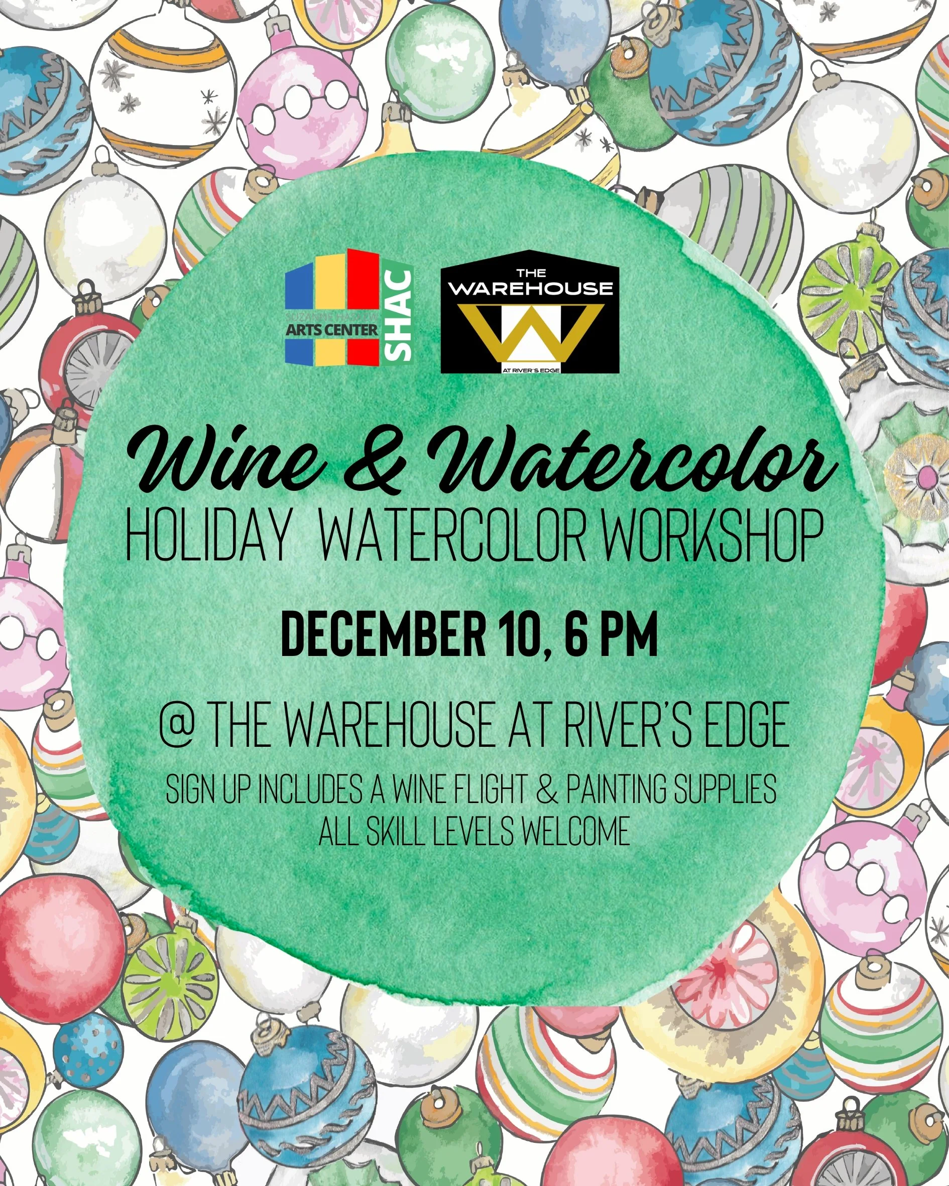 Wine & Watercolor Holiday Edition